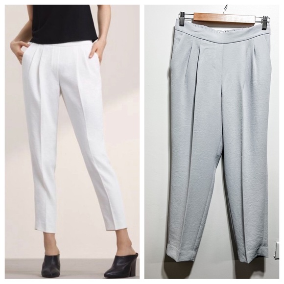 Aritzia Babaton Cohen Pants Size 4 in Light Gray - Picture 1 of 9